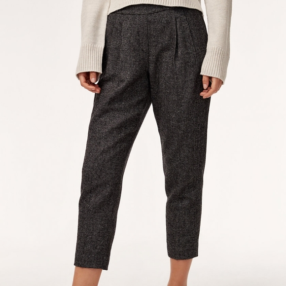 aritzia babaton cohen pant dark grey window pane - Picture 2 of 4